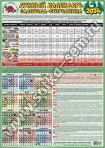 Календарь ЛУННЫЙ (плакат) 2024г