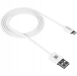 USB DATA CABLE прорезиненный арктический круглый VN-1 2.0 А iP5  1m