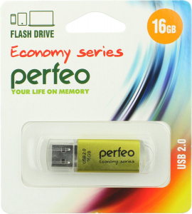 Накопитель Perfeo USB 16GB E01 цвета в ассорт. economy serieяs