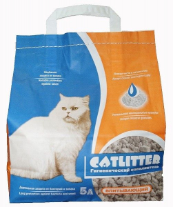 Наполнитель Сиб кошка Catlitter 5л впитывающий