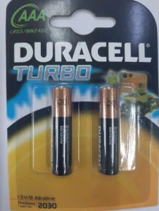 Батарейка Duracell (К) LR03 BL2 (кор-20шт!!!) /960