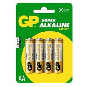 Батарейка GP LR6 SUPER ALKALINE, диспенсер 4/40