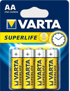 Батарейка Varta R6 солевая SuperLife 4BL (4/48)