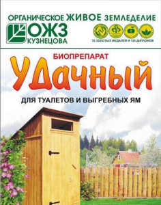 Удачный -биопрепарат для туалетов 30г./*40шт.