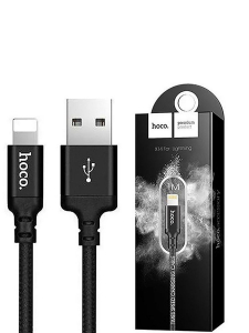 Дата-кабель USB HOCO iPhone 8- pin X6 Series 1m