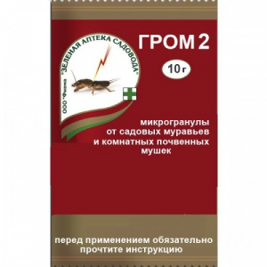 Гром-2 10гр ср-во от сад.муравьев и почвен. мошек