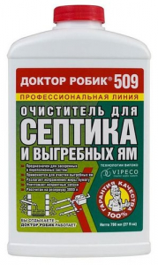 Доктор Робик 409 по уходу за выгребной ямой 798мл